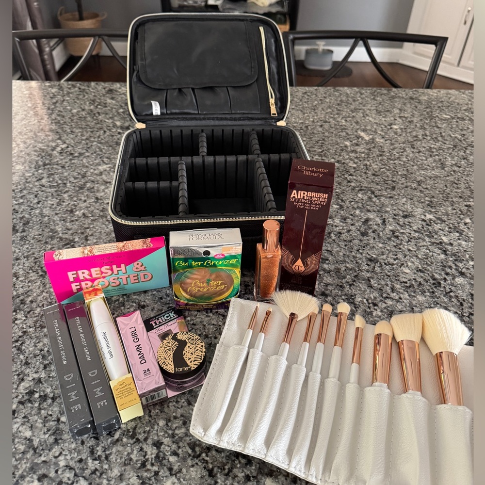 NEW Makeup bundle including Charlotte Tilbury, Tarte & Too Faced products